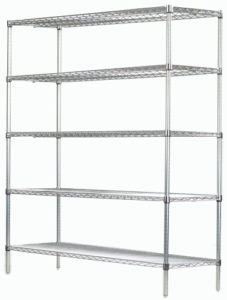 nsf approved wire shelving for medical storage