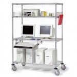 Mobile wire computer network LAN workstations
