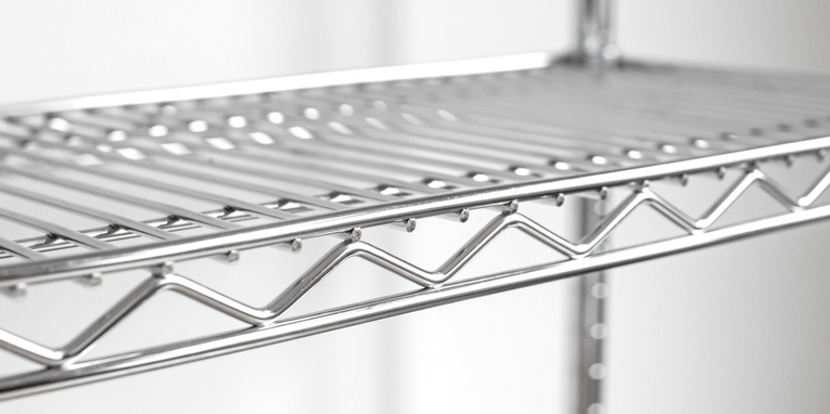 Wire Shelving Unit, Chrome Plated Wire Shelving