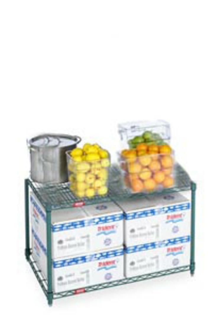 2-tier freezer wire shelving unit 36W x 14D inches