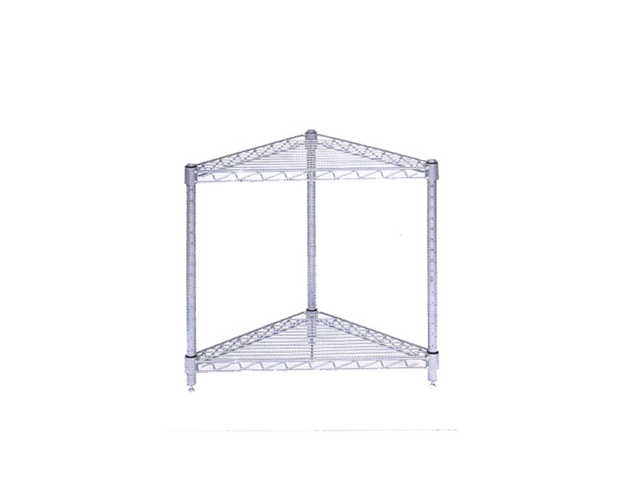 2-tier chrome wire shelving unit