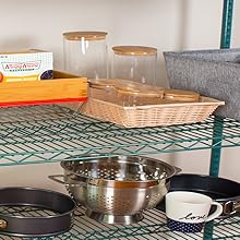 6-tier freezer wire shelving unit 42W x 14D inches - view 5