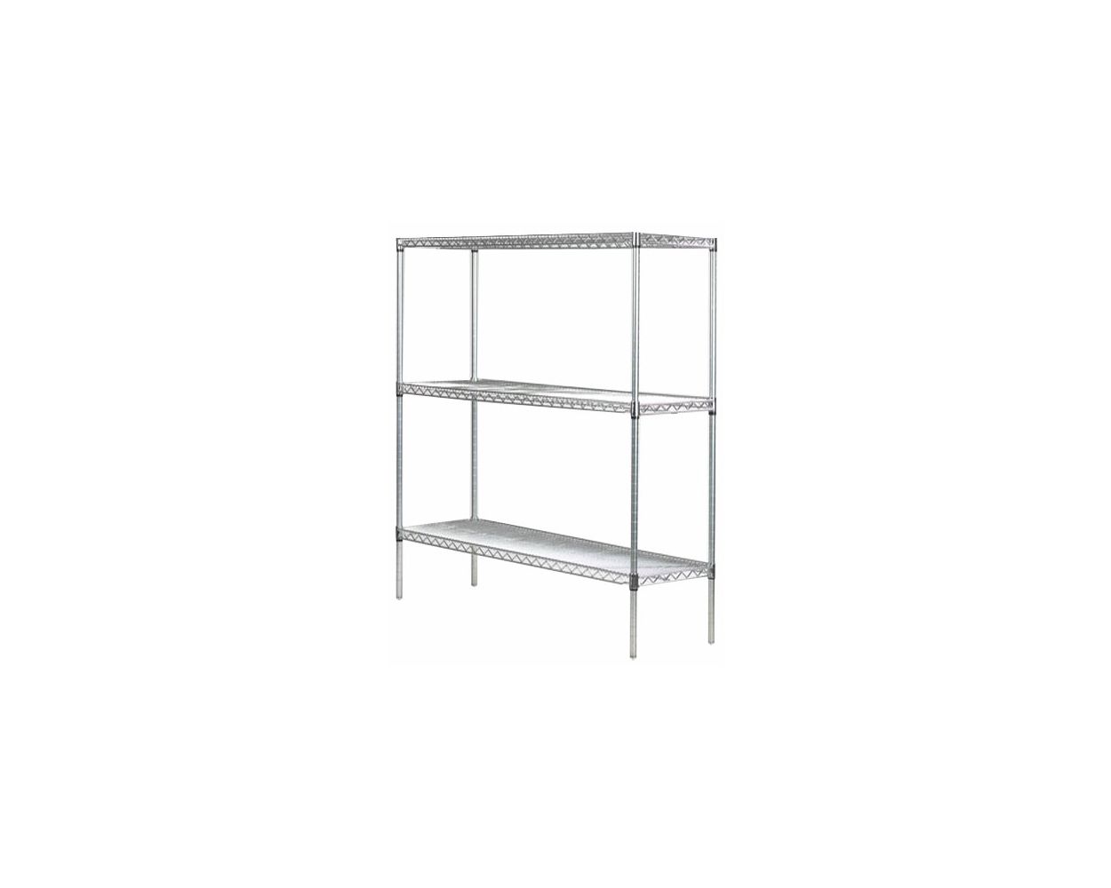3-tier freezer wire shelving unit 42W x 12D inches - view 7