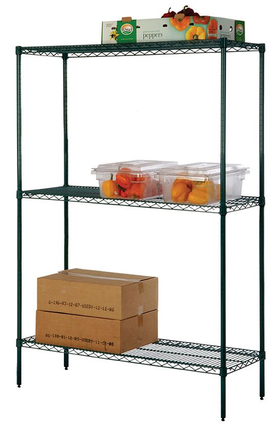 3-tier freezer wire shelving unit 60W x 24D inches