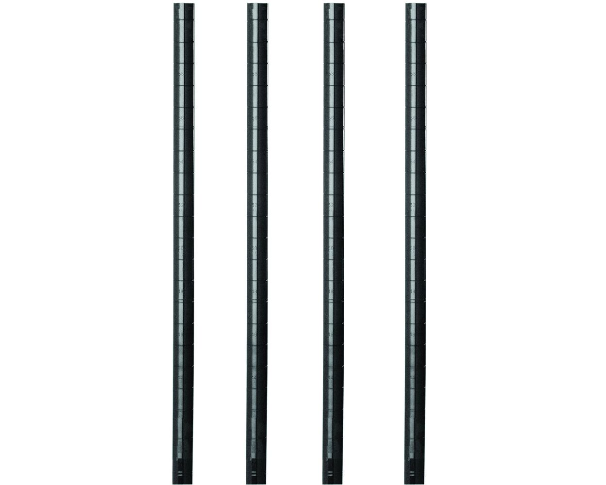 black bakers rack with butcher block top - view 5
