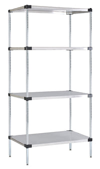 4-tier solid stainless steel mobile truck - view 2