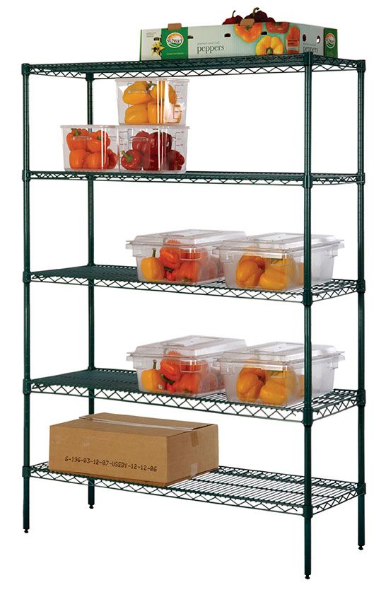 5-tier freezer wire shelving unit 36W x 21D inches