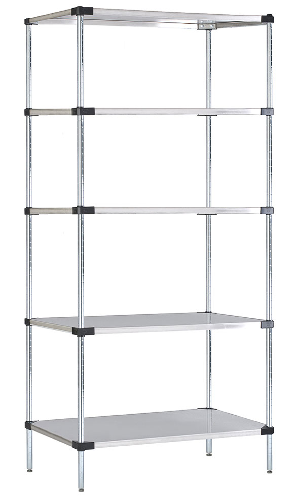5-tier solid stainless steel mobile truck - view 2