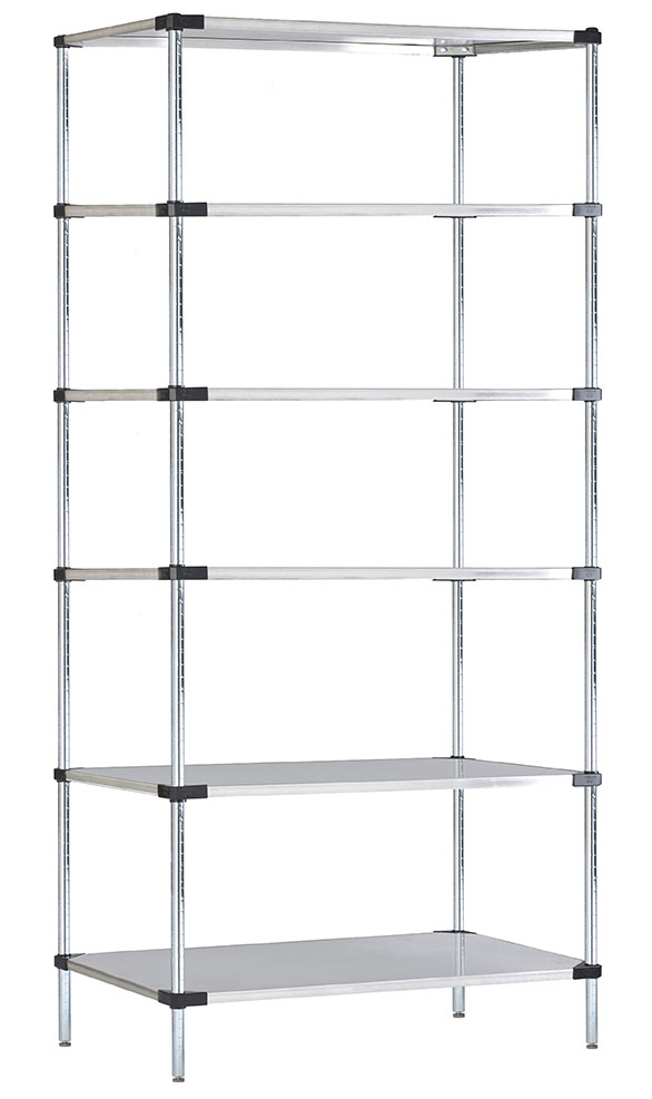 6-tier solid stainless steel mobile truck - view 2