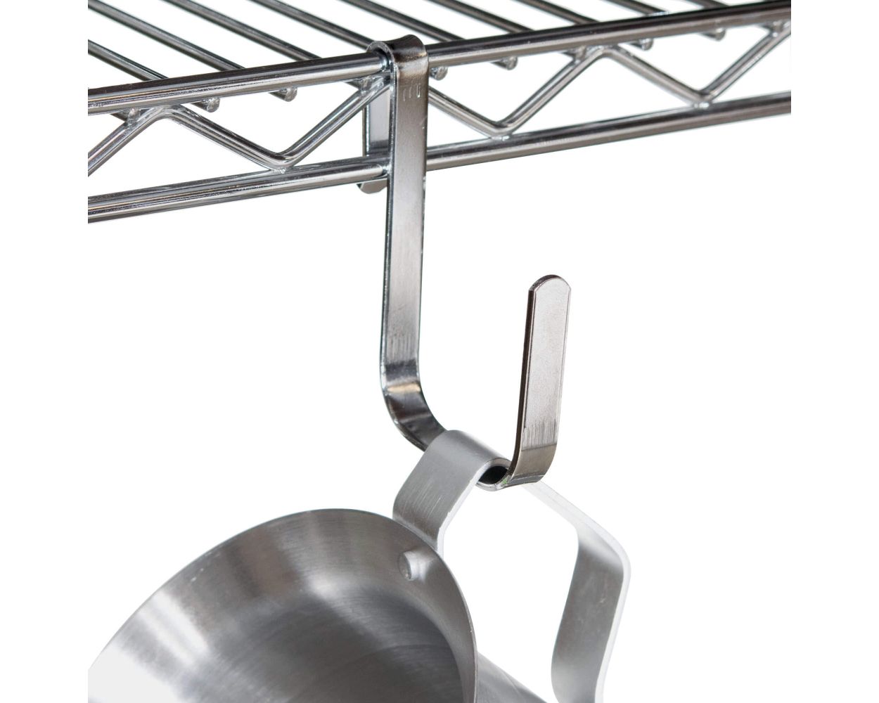 black large snap hook for wire shelving