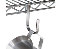 black large snap hook for wire shelving