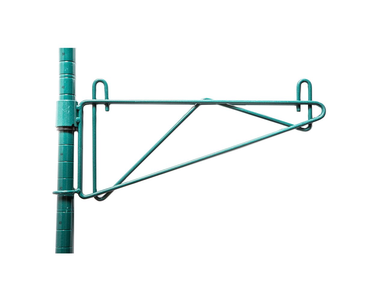 2-tier freezer wall mount shelving kit 48W x 14D inches - view 2