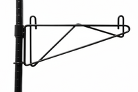 Black adjustable wall mount bracket