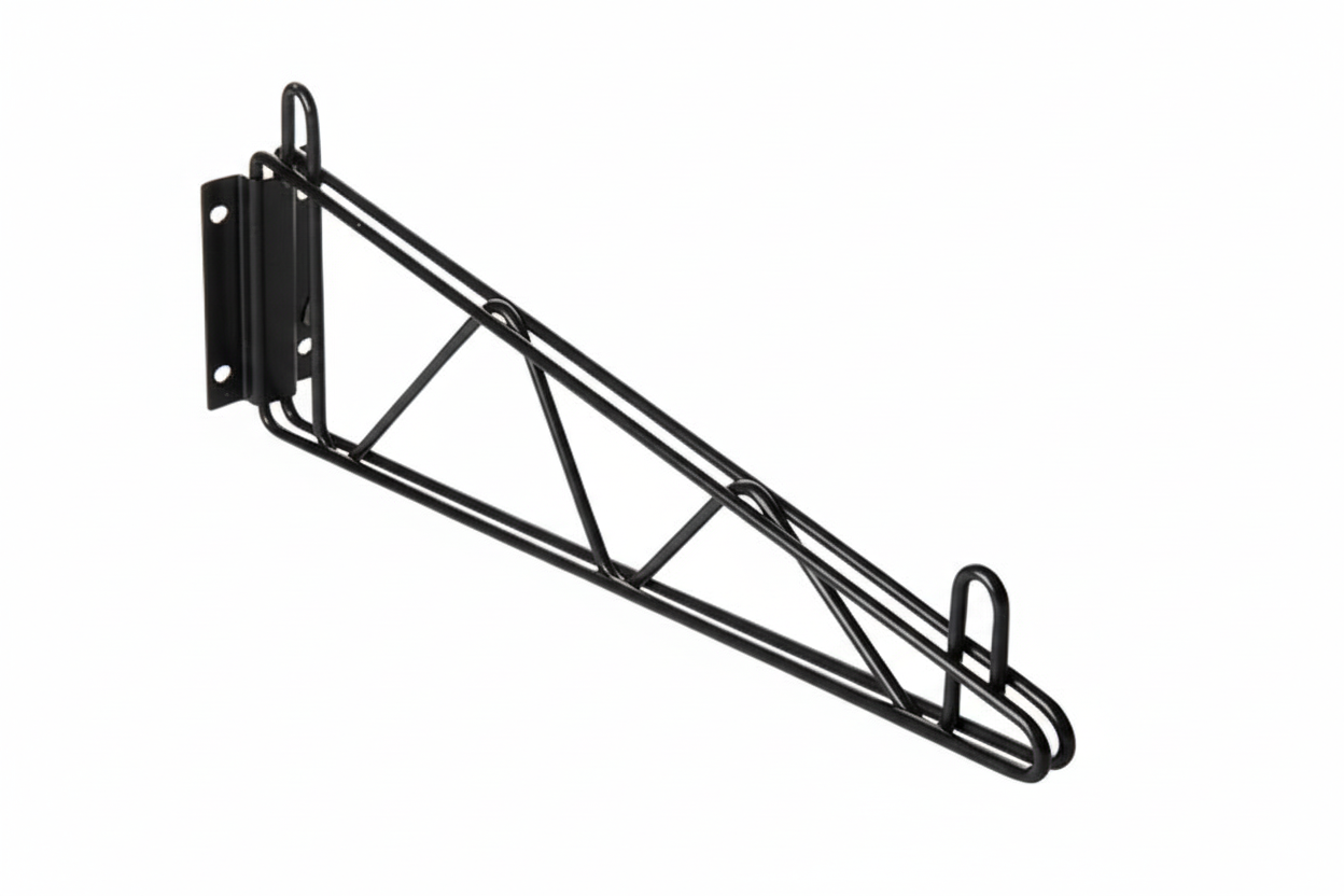 Black wall mount bracket