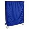 clear cart cover for wire shelving 48W x 12D x 54H inches - view 2