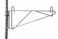 Chrome adjustable wall mount bracket