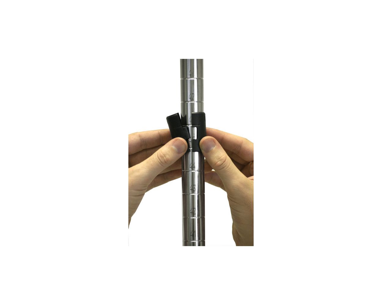 4-tier chrome mobile wire shelf truck 60W x 14D inches - view 4