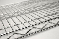 chrome bakers rack with butcher block top - view 4