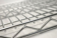 4-tier chrome mobile wire shelf truck 24W x 24D inches - view 4