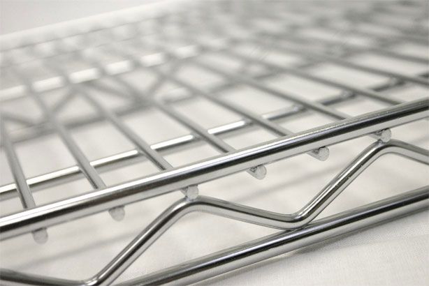 4-tier black mobile wire shelf truck 48W x 24D inches - view 4