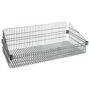 5-tier chrome mobile wire shelf truck 60W x 18D inches - view 2