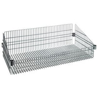 5-tier chrome mobile wire shelf truck 60W x 18D inches - view 2