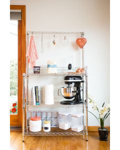 classic chrome bakers rack