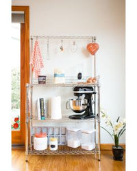 classic chrome bakers rack