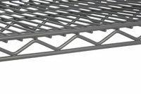 Gray epoxy coated wire shelf