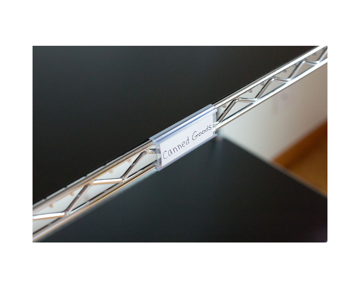 wire shelf label holder - view 2