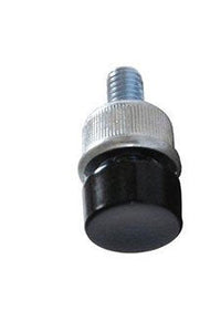 Adjustable leveling feet for wire shelving posts