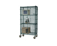 freezer mobile wire security cage 48W x 24D inches