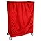 clear cart cover for wire shelving 36W x 12D x 96H inches - view 4