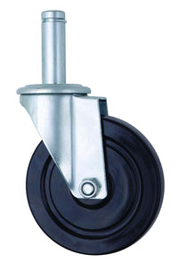 4-tier chrome mobile wire shelf truck 54W x 12D inches - view 5