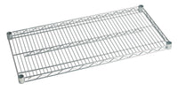 2-tier stainless steel wire shelving unit 30W x 24D inches - view 2