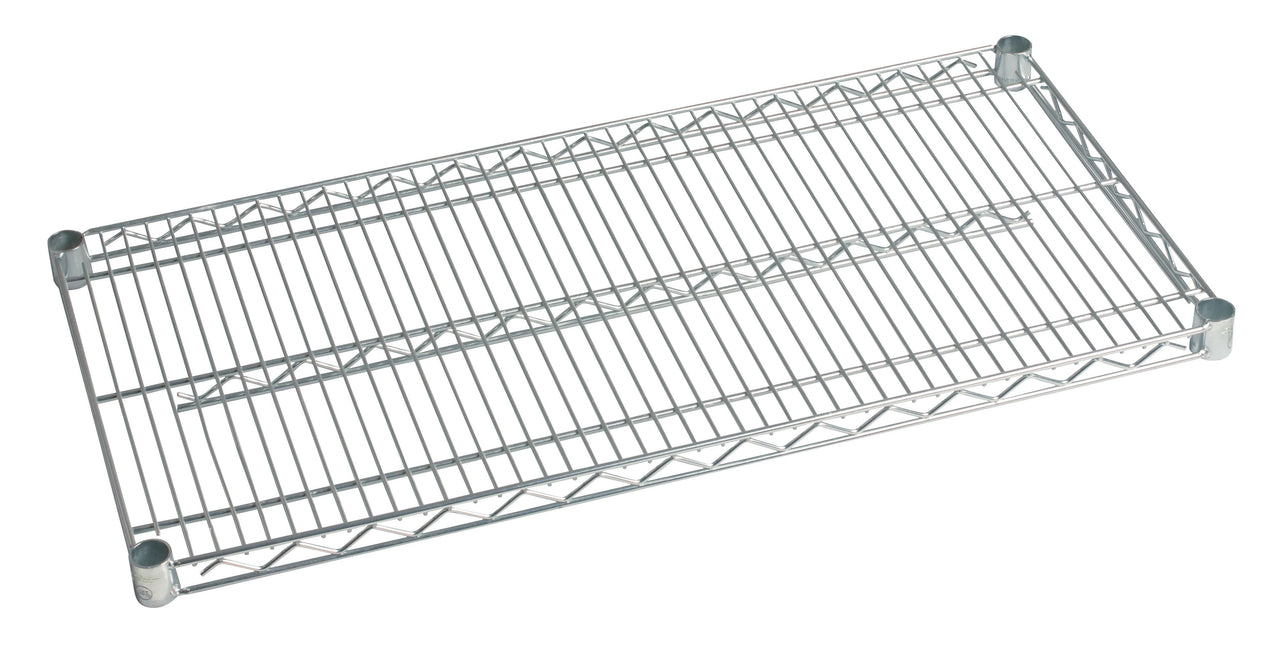 5-tier stainless steel wire shelving unit 24W x 24D inches - view 2