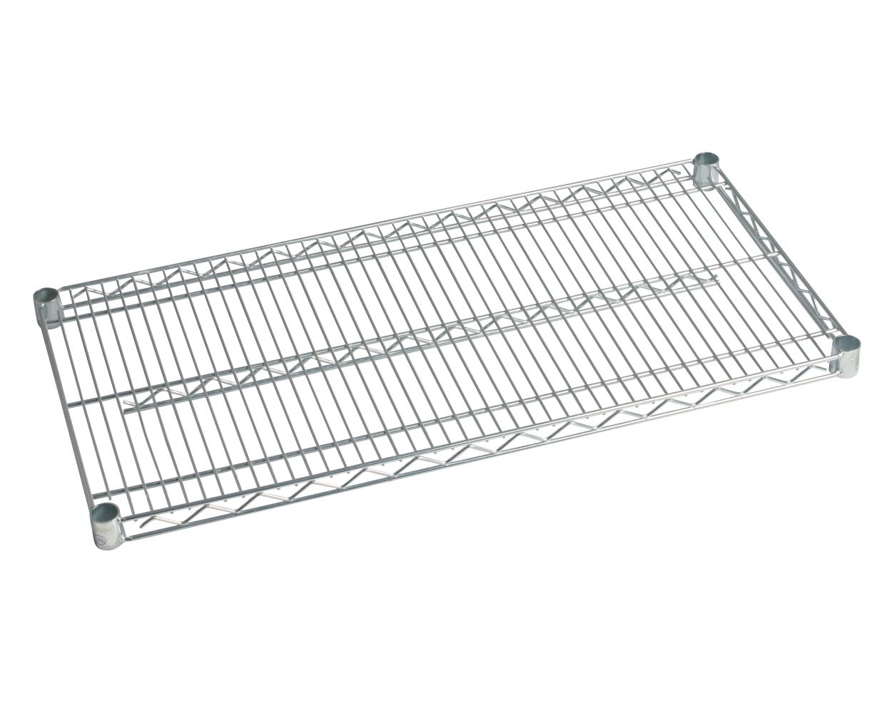 18" Deep x 30" Wide x 39" High Stainless Wire 2 Wire Shelves Utility Cart